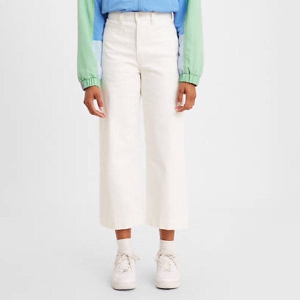 Levi's Ribcage Wide Leg Cropped Pants (NWT)